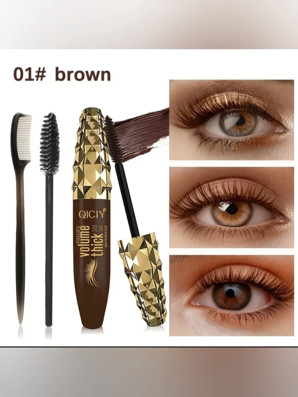 Volume Thick Mascara - Brown (#1)